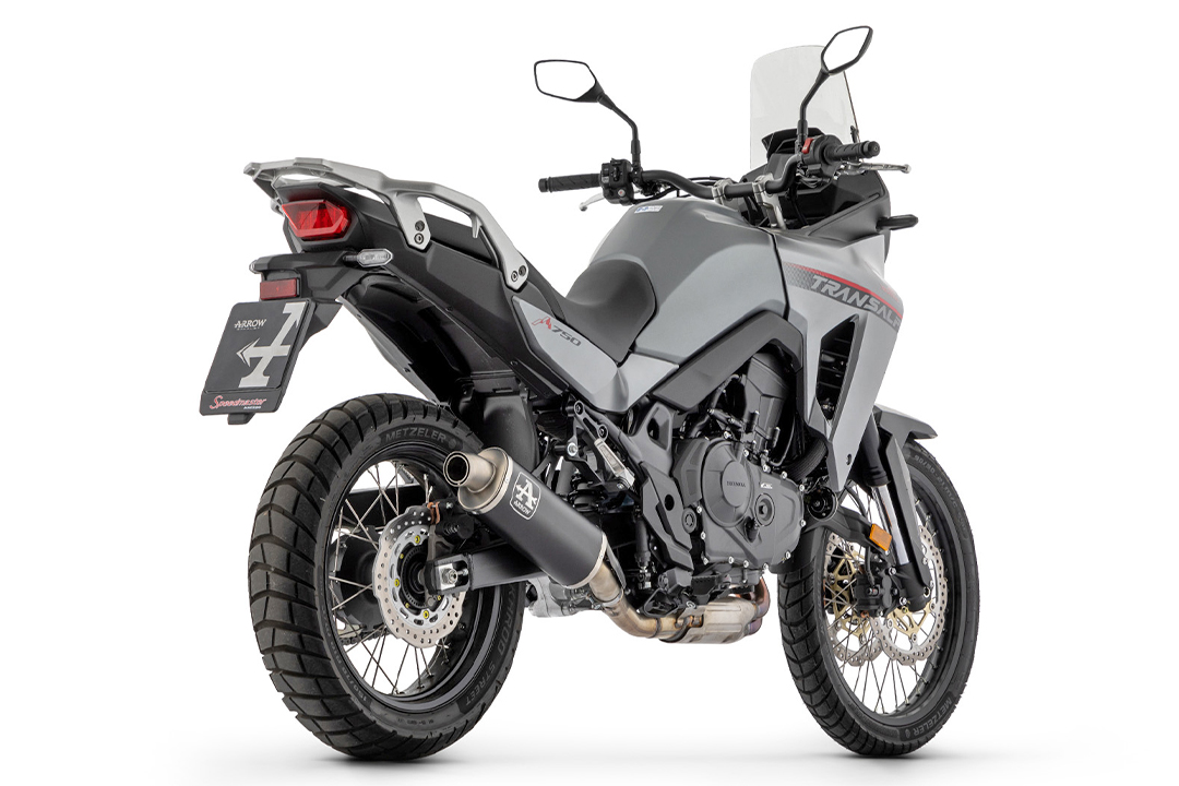 ARROW Auspuff INDY RACE DARK Aluminium für Honda XL 750 Transalp Modelljahr 2023-