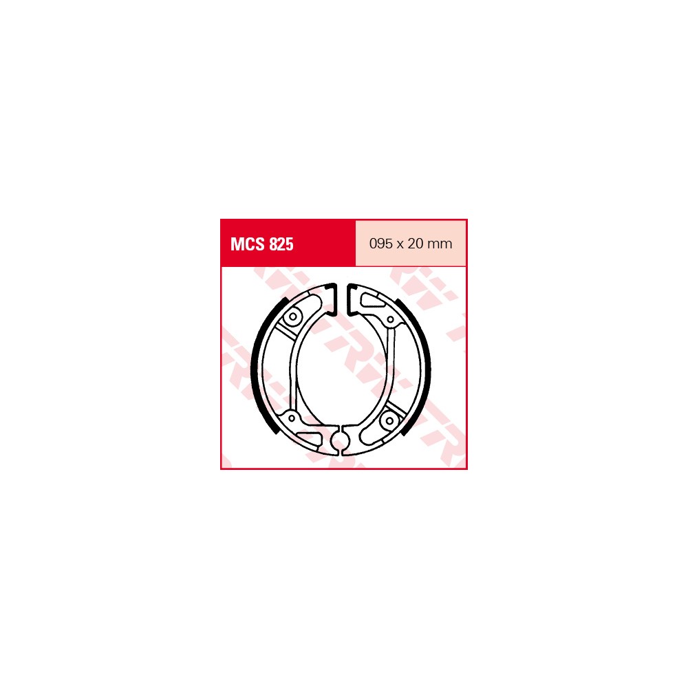 TRW LUCAS Bremsbackensatz MCS825