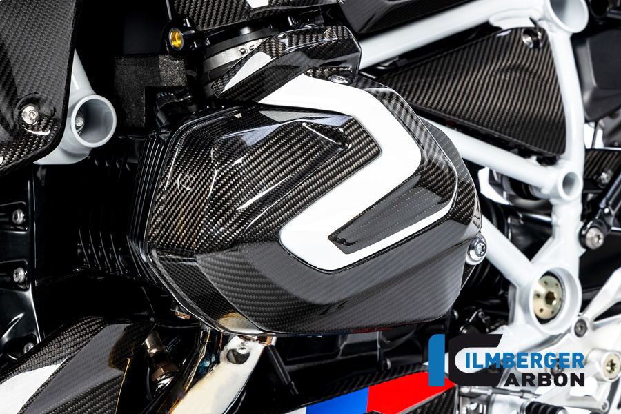 Ilmberger Carbon Zündkerzenstecker Abdeckung links Carbon für BMW R1250GS R1250R R1250RS ab 2019-