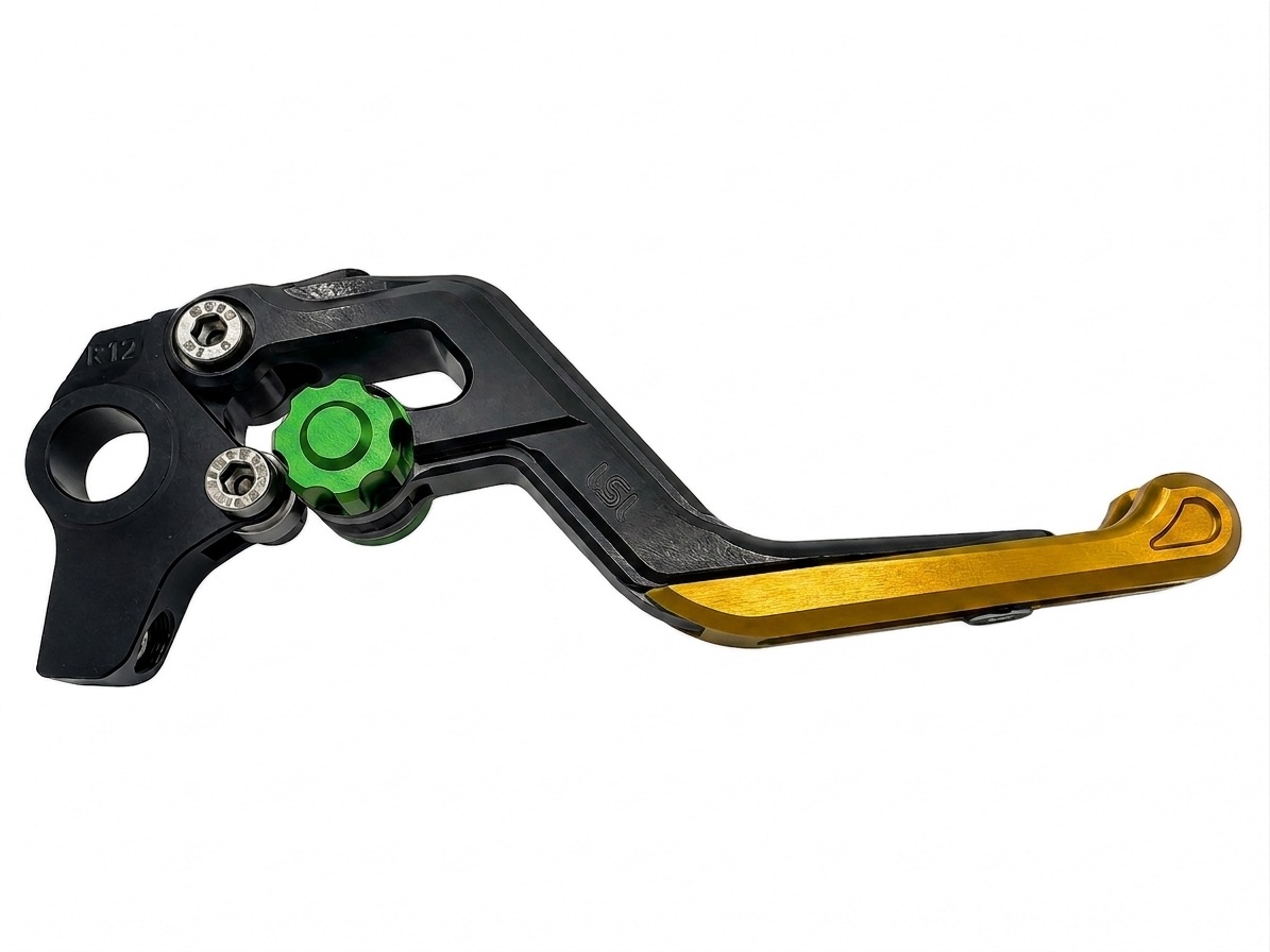 LSL ERGONIA Bremshebel R21 Schwarz/Grün/Gold