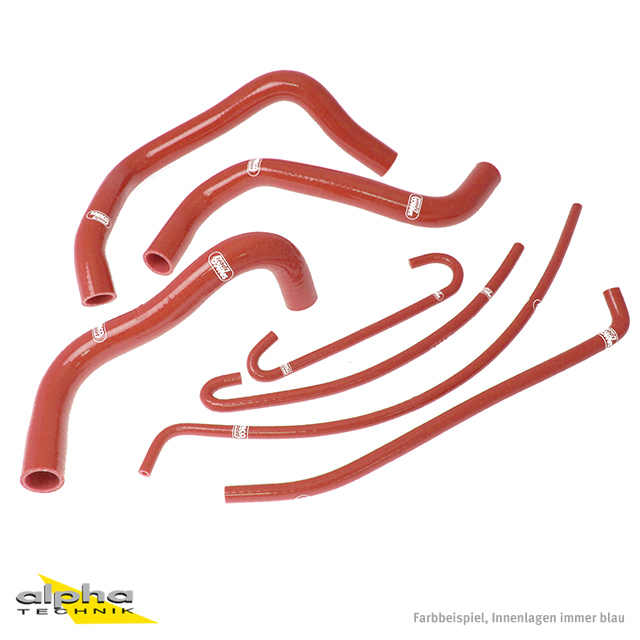 SAMCO SPORT Siliconschlauch Kit rot für Suzuki GSXR1000 Modelljahr 2009-2016