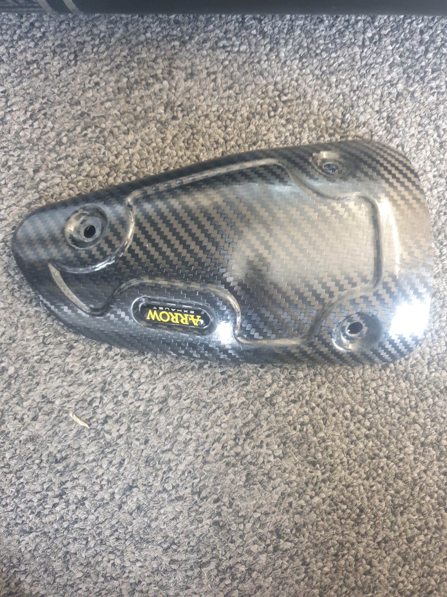 ARROW VELOCE DARK RACING Slip-On mit Hitzeschild für Triumph Tiger 900 Modelljahr 2020- 