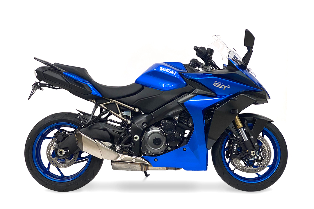alpha Technik Kennzeichenhalter für Suzuki GSX-S1000GT und GSX-S1000GX, Typ WEK0 / WEK3, Modelljahr 2021-