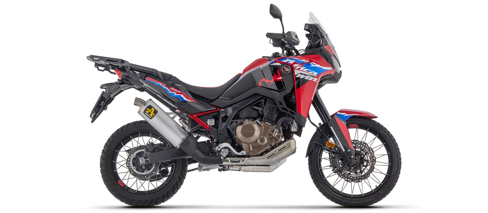 ARROW Auspuff MAXI RACE-TECH aus Titan für Honda CRF1100L Africa Twin ab Modelljahr 2020-