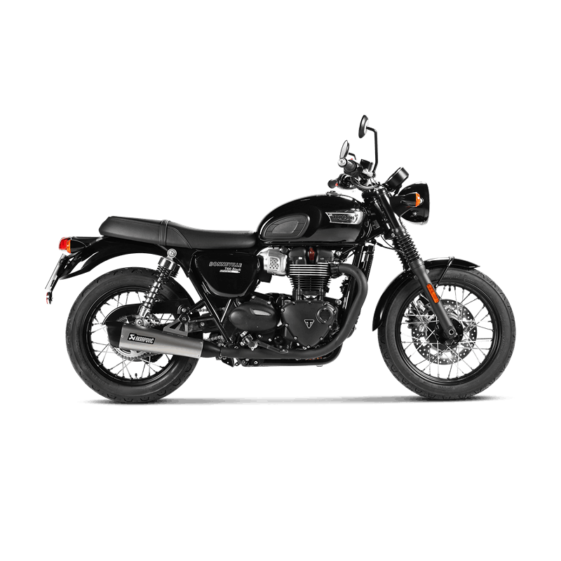 Akrapovic Slip-On Line (Titan) Triumph Bonneville T100 2017-2020 / T120  2016-2020