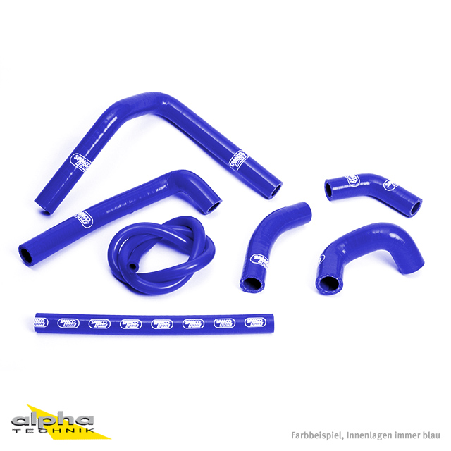 SAMCO SPORT Siliconschlauch Kit blau für Honda CR250R Modelljahr 2002-2012