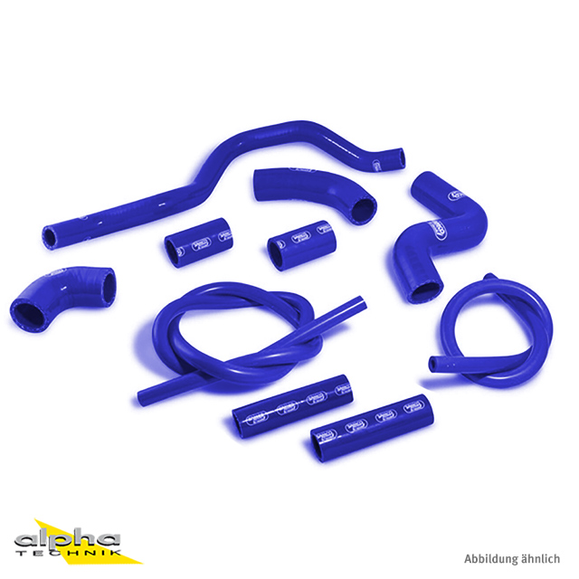 SAMCO SPORT Siliconschlauch Kit blau für Aprilia RSV4 (R / RF / RR / Factory), 2009-2025
