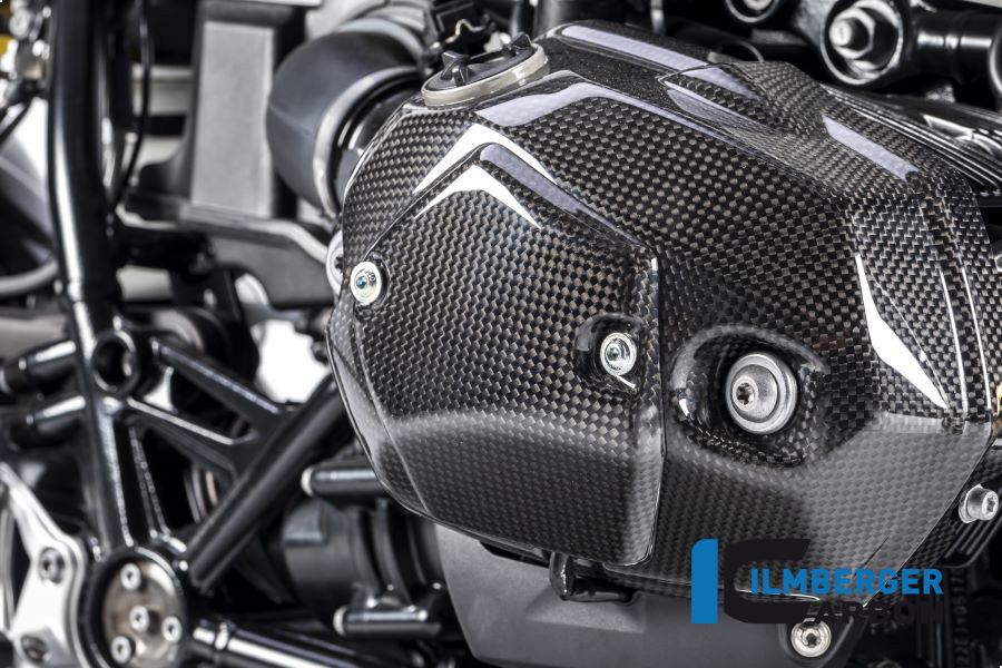 Ilmberger Carbon Ventildeckel rechts, glänzend, BMW R nineT 2014-2017, R nineT Racer, Scrambler, Urban GS 2016-