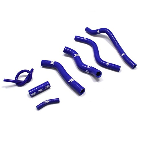 SAMCO SPORT Siliconschlauch Kit blau für Honda CR125 Typ: JE01 Modelljahr 1990-1997