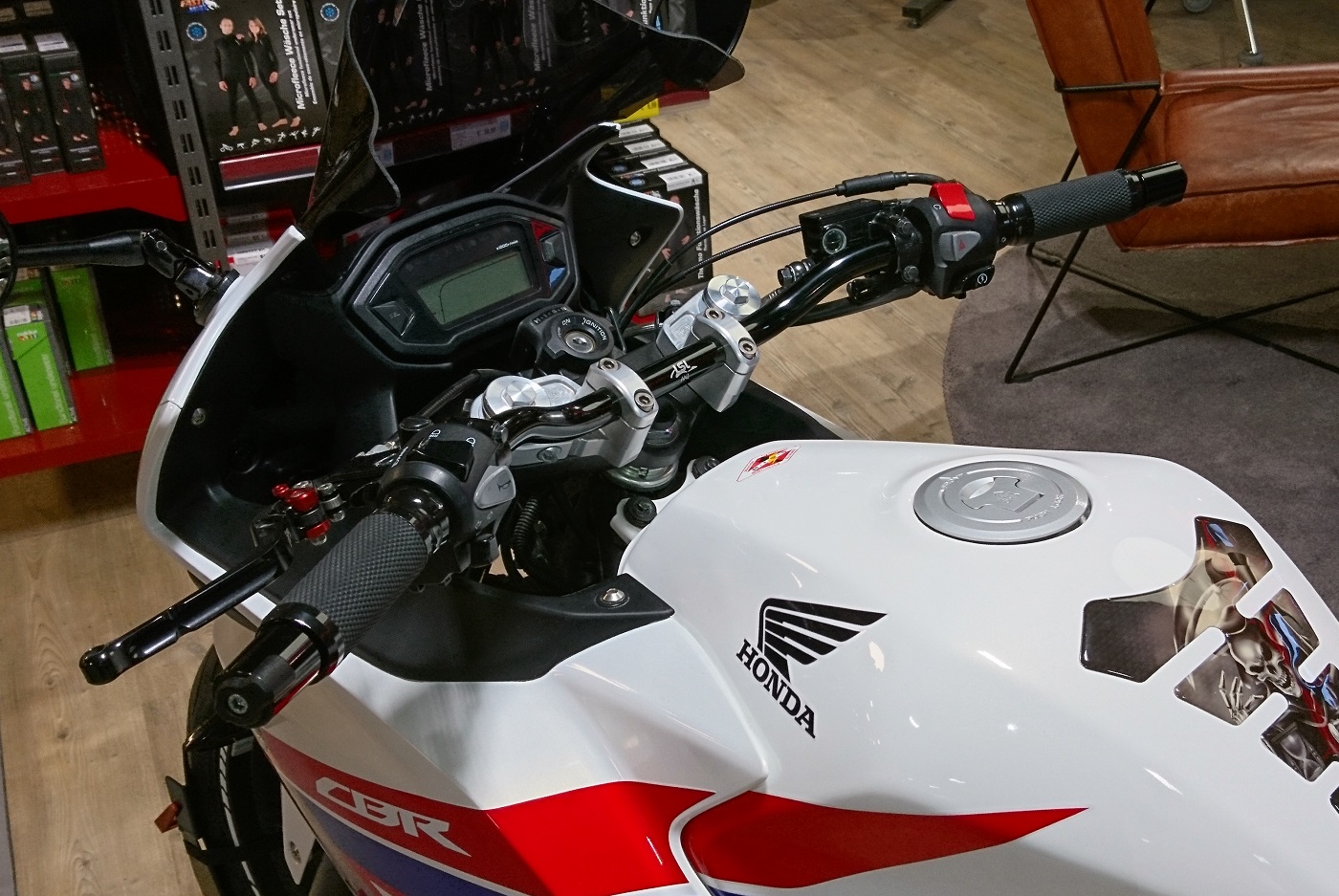 LSL Superbike-Kit mit Teilegutachten für  Honda CBR500R, Typ PC44,  2013-2015, silber, (Typ A)