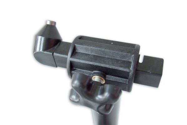 LV8 ELEVATE Universal-Montageständer für Vorderrad mit Kegelaufnahmen, Schwarz/Gelb