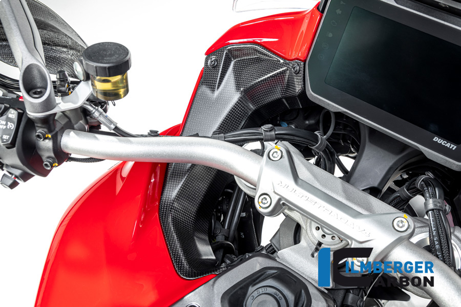 Ilmberger Carbon Abdeckung links neben dem Cockpit, matt, Ducati Multistrada V4 2020-