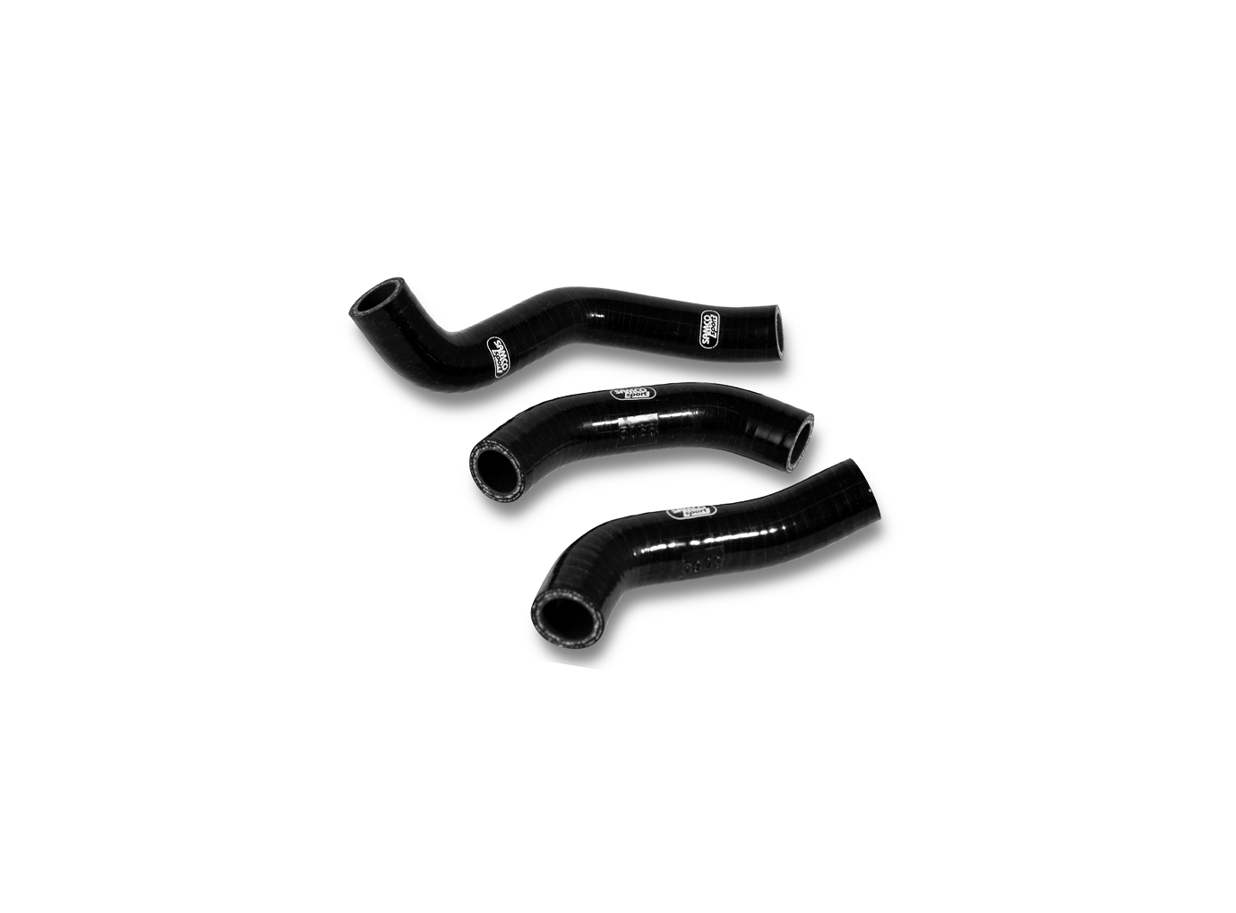SAMCO SPORT Silikonschlauch Kit Thermostat Bypass schwarz für KTM 450 EXC-F / 500 EXC-F Six Days / Husqvarna FE450 / FE501
