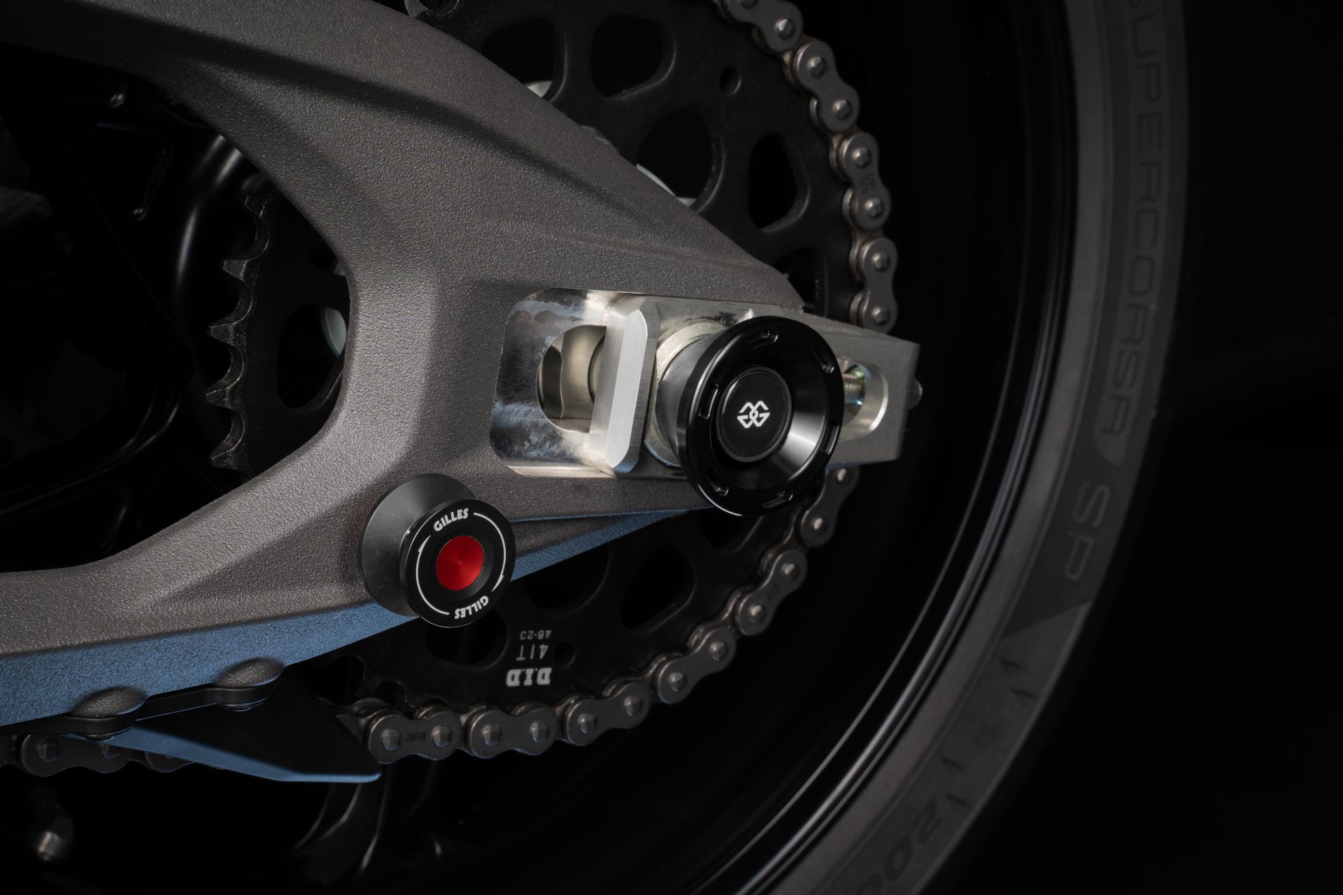 Gilles Achsprotektor hinten, Ducati Panigale V4, V4S, 2024- und Streetfighter V4S, 2025-