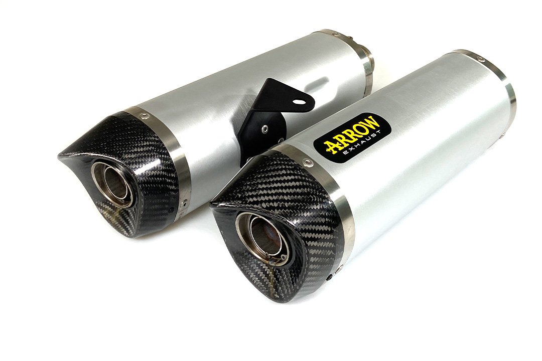 ARROW Auspuff THUNDER Aluminium für Aprilia Dorsoduro SMV750 2009-2017 Dorsoduro 900 2017-2019