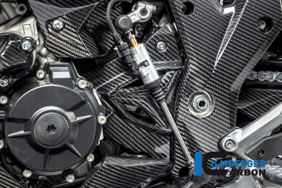 Ilmberger Carbon Ritzelabdeckung, glänzend, BMW S1000XR 2020- und M1000XR, 2X99, 2024
