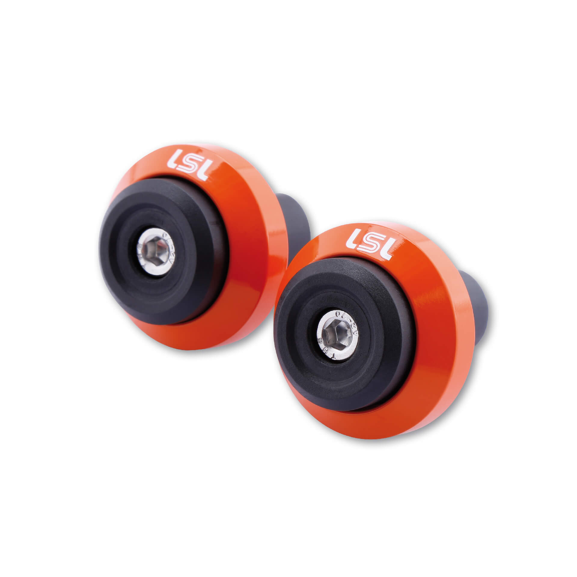 LSL Lenkergewicht GONIA, Aluminium, mit LSL-Logo, für Lenker mit 14mm und 18 mm Innendurchmesser, orange