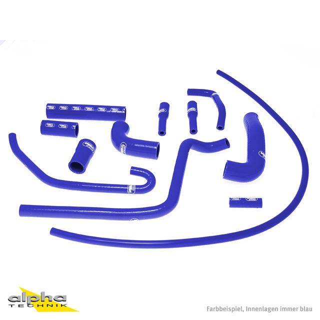 SAMCO SPORT Siliconschlauch Kit blau für MV Agusta Brutale 750 910 989R Modelljahr 2001-2012