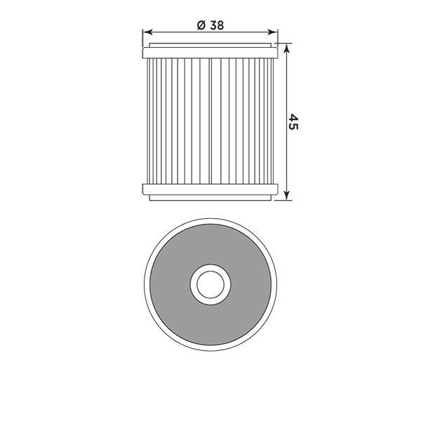 MIW Ölfilter Y4015 für diverse Yamaha Modelle