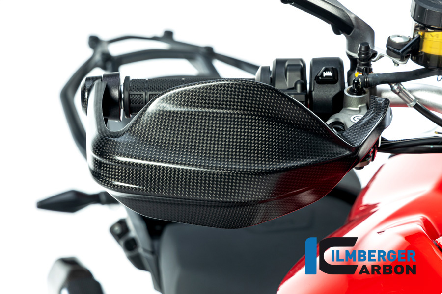 Ilmberger Carbon Handprotektor rechts, matt, Ducati Multistrada V4 2020-