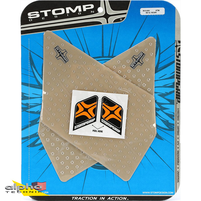Stompgrip klar, Volcano, für KTM RC8 / RC125 / RC200 / RC250 / RC390