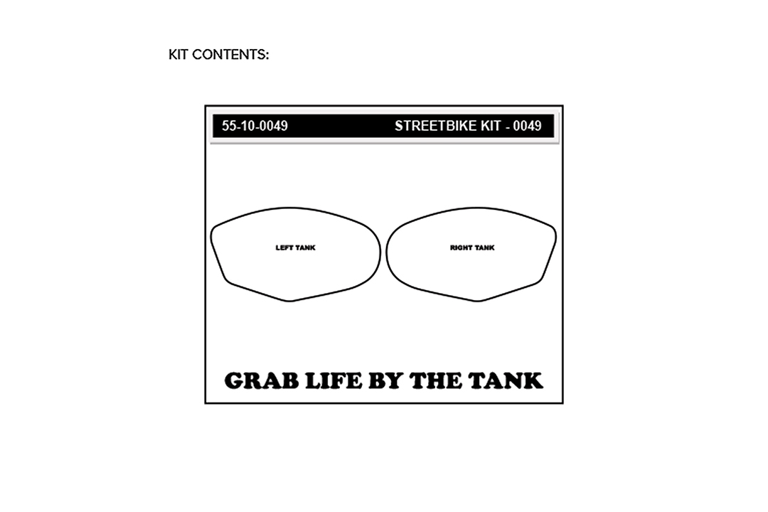 Stompgrip klar, Icon, für Suzuki GSX-R 1000, 2005-2006