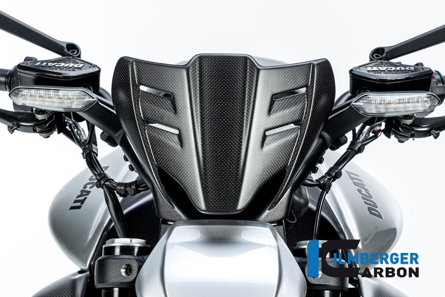 Ilmberger Carbon Windschild, matt, Ducati Diavel V4 , 2023-