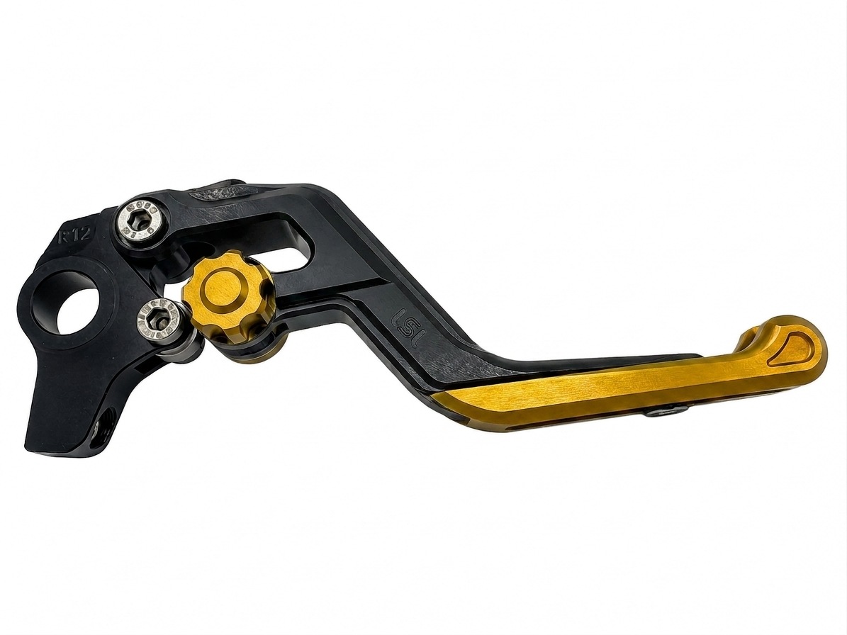 LSL ERGONIA Bremshebel R53R Schwarz/Gold/Gold