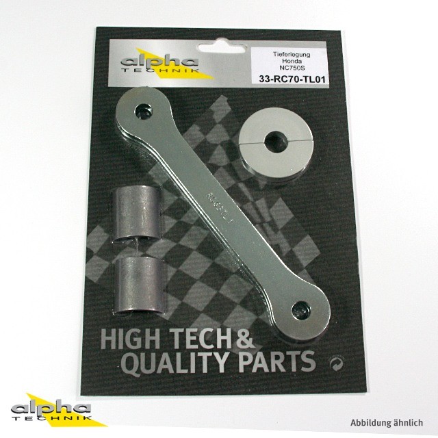 alpha Technik Tieferlegungssatz 35mm Honda NC750S; Typ RC70; Modelljahr 2014-