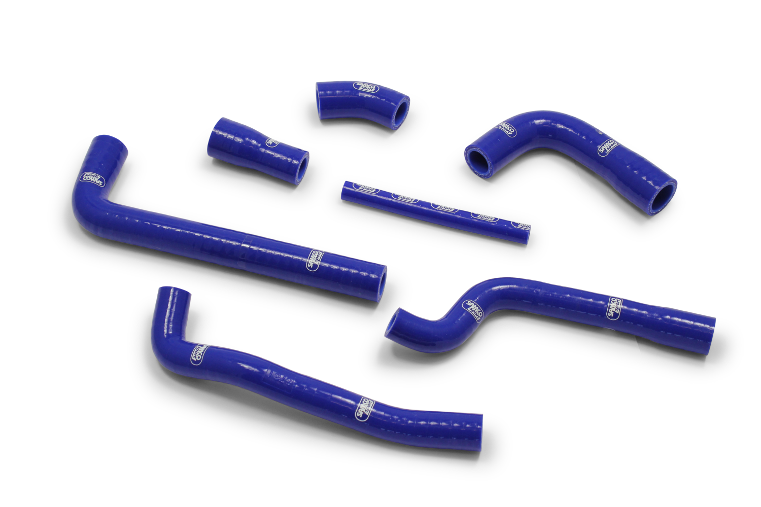 SAMCO SPORT Siliconschlauch Kit OEM-Design blau für Gas Gas EC250 XC250 EC300 XC300 alle 2 Takt Modelljahr 2018-2020