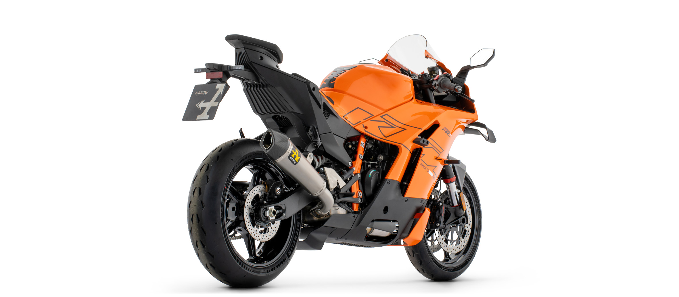 ARROW Auspuff X-KONE DARK NiChrom schwarz für KTM 990 RC R, 2025-