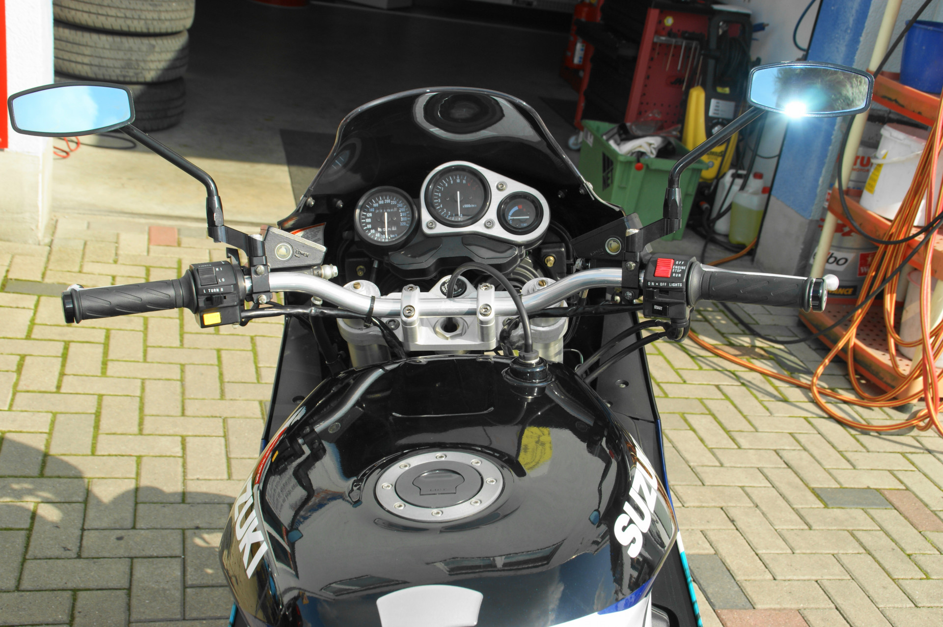 LSL Superbike-Kit mit Teilegutachten für  Suzuki GSX-R1100W, Typ GU75C,  1993-1996, silber, (Typ A)