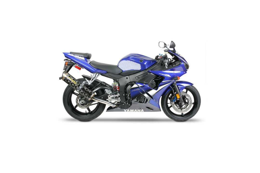 Stompgrip klar, Icon, für Yamaha YZF-R6, 2003-2005