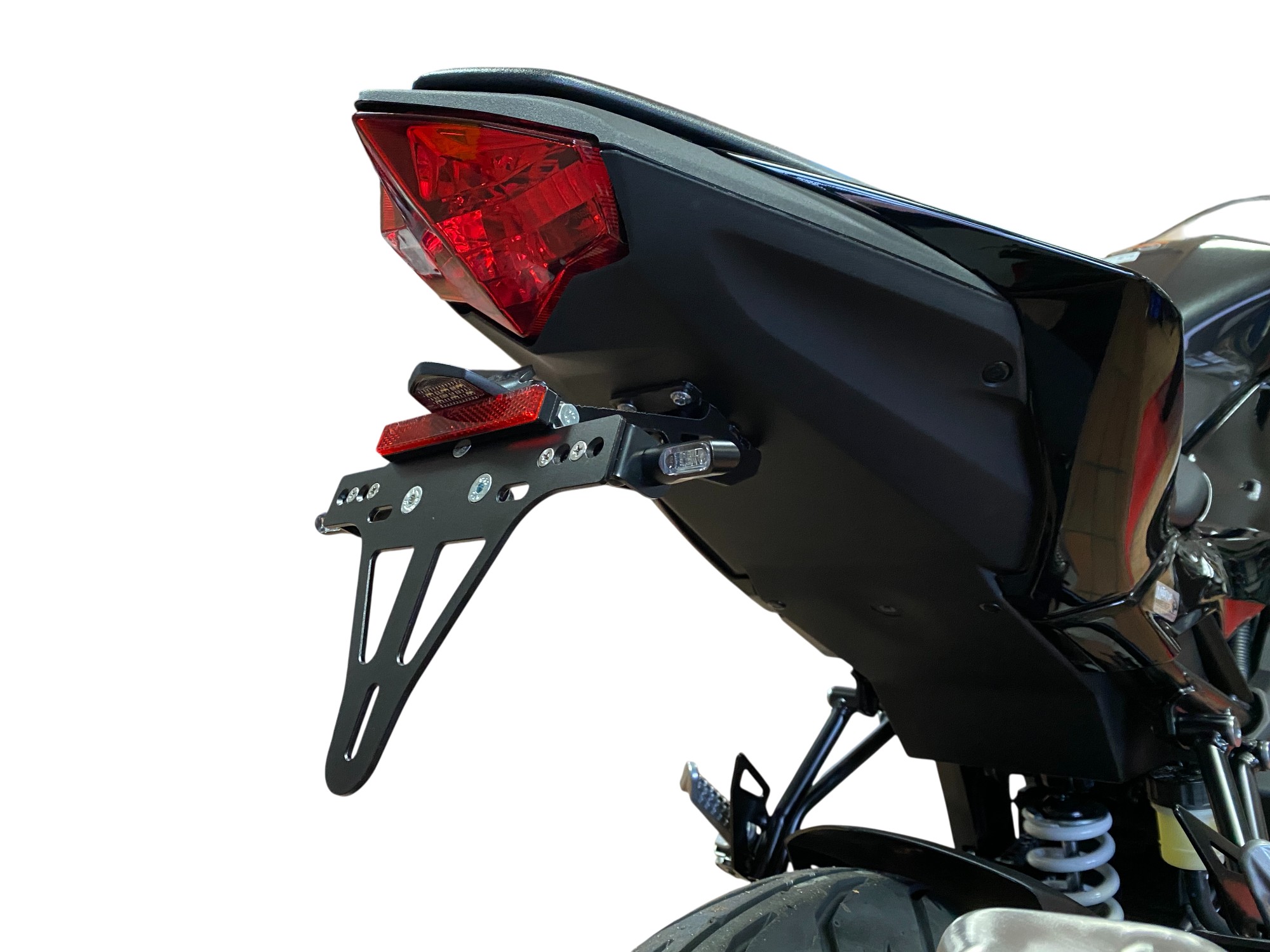 alpha Technik Kennzeichenhalter Kawasaki Z125 und Ninja 125, Modelljahr 2018-