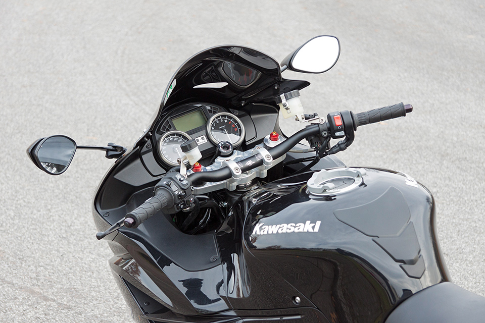 LSL Superbike-Kit mit Teilegutachten für  Kawasaki ZZR1400, Typ ZXT40E/ZXT40H,  2012-, schwarz, (Typ G)