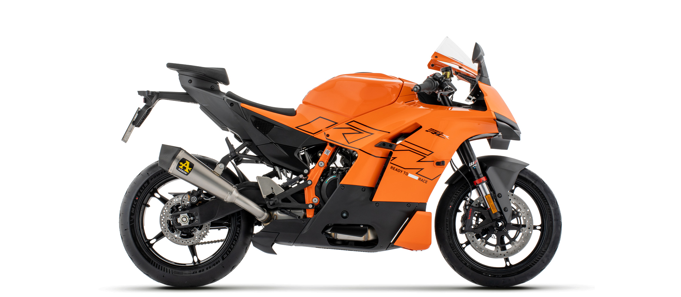 ARROW Auspuff X-KONE DARK NiChrom schwarz für KTM 990 RC R, 2025-