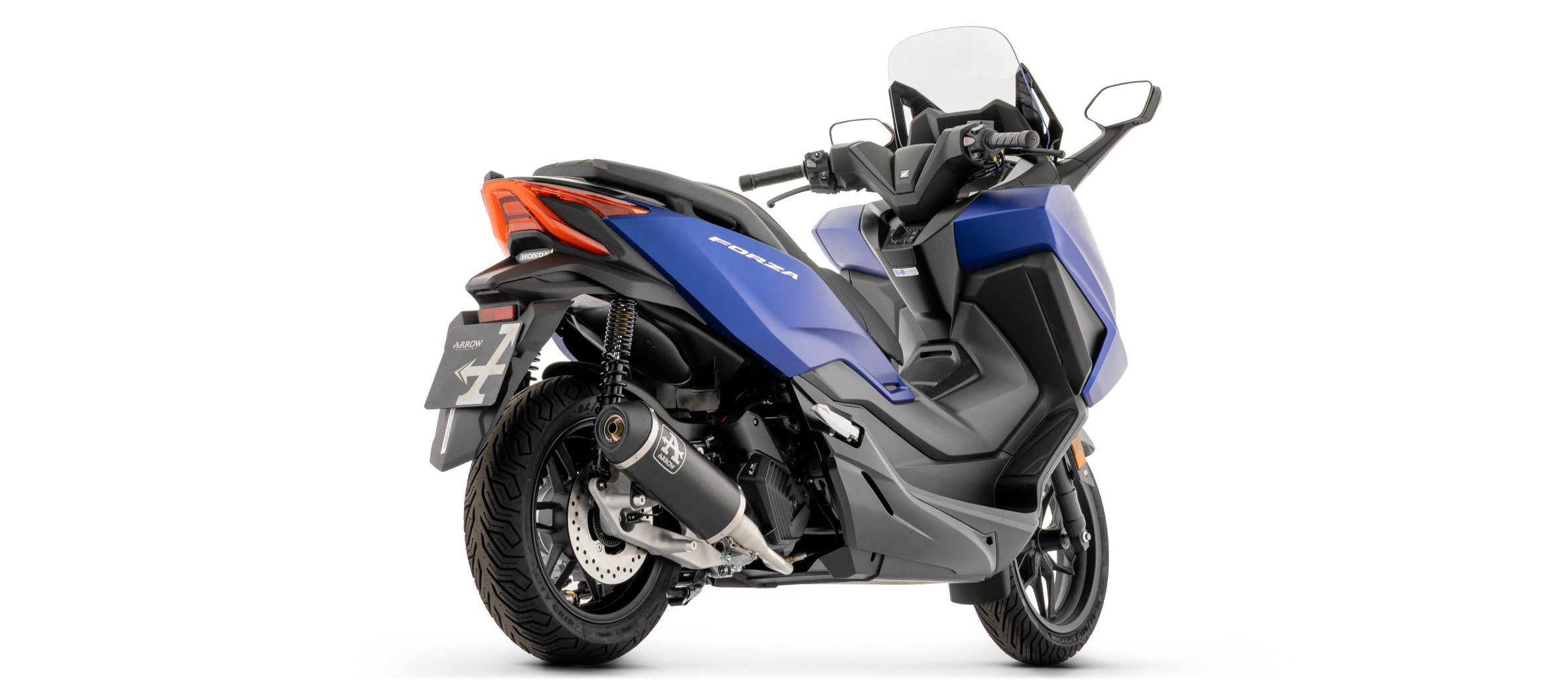 ARROW Auspuff DARK URBAN für Honda Forza 125, 2025-
