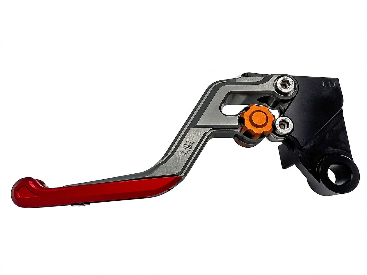 LSL ERGONIA Kupplungshebel L18 Anthrazit/Orange/Rot