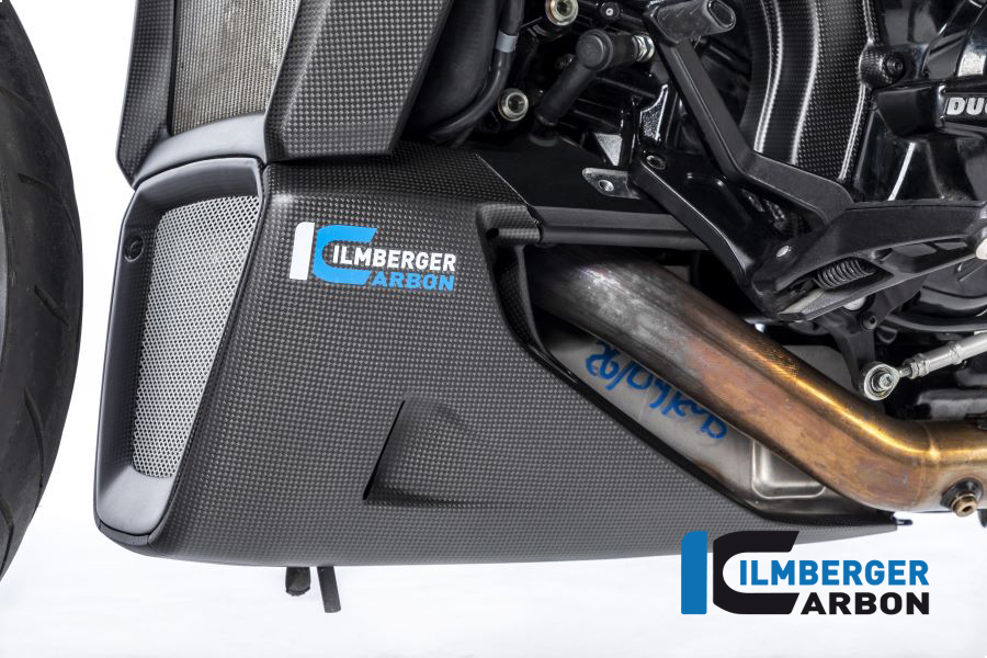 Ilmberger Carbon Motorspoiler links, matt, Ducati XDiavel / S 2018-