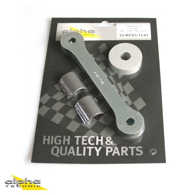 alpha Technik Tieferlegungssatz 40mm Honda NC700X,NC700S; Typ RC63,RC61; Modelljahr 2012-