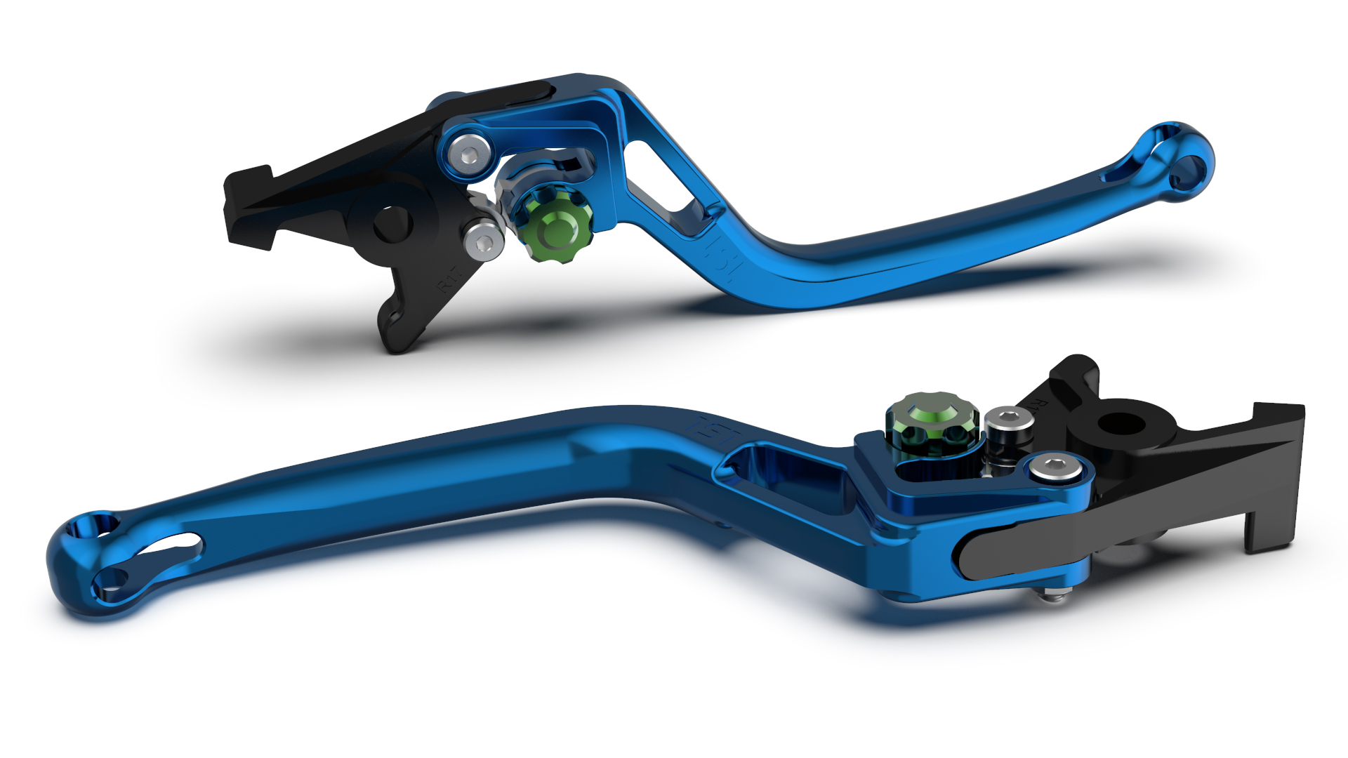 LSL Bremshebel BOW R82, blau/grün