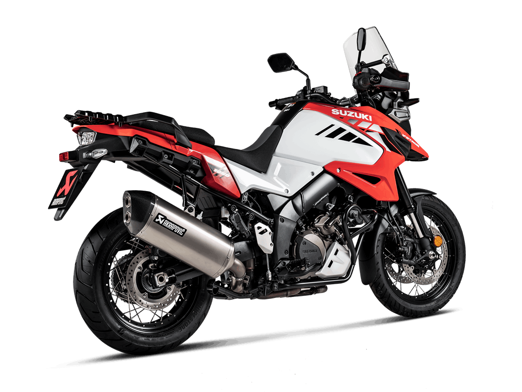 Akrapovic Slip-On Line (Titanium) Auspuff für Suzuki V-Strom 1000 2014-2019 und V-Strom 1050 ab 2020-2025