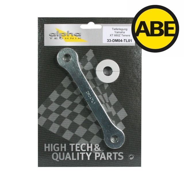 alpha Technik Tieferlegungssatz 40mm für Yamaha XT660Z Tenere; Typ DM04; ab Modelljahr 2013-