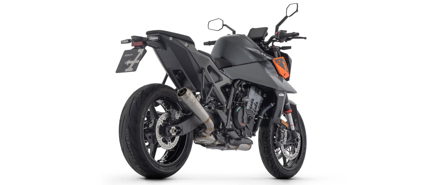 ARROW Auspuff PRO-RACE NiChrom für KTM Duke 990 ab Modelljahr 2024-