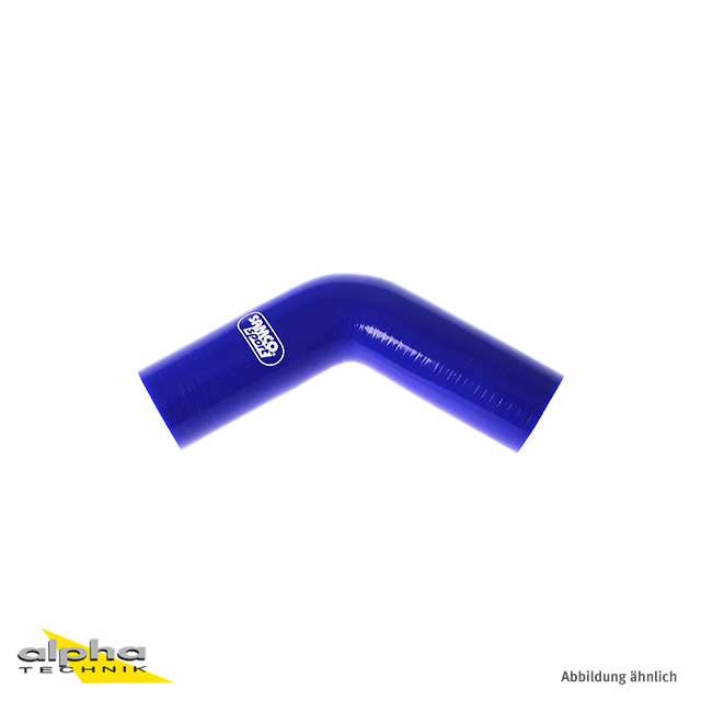 Samco Siliconschlauch 60 Grad Standard Bogen blau