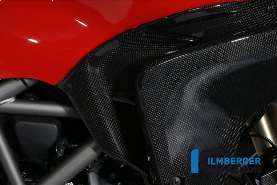 Ilmberger Carbon Luftabweiser am Tankseitenteil rechts, Carbon