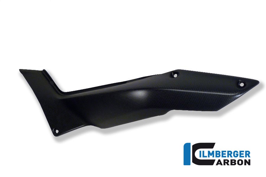 Ilmberger Carbon Seitendeckel unterm Sitz links, Carbon