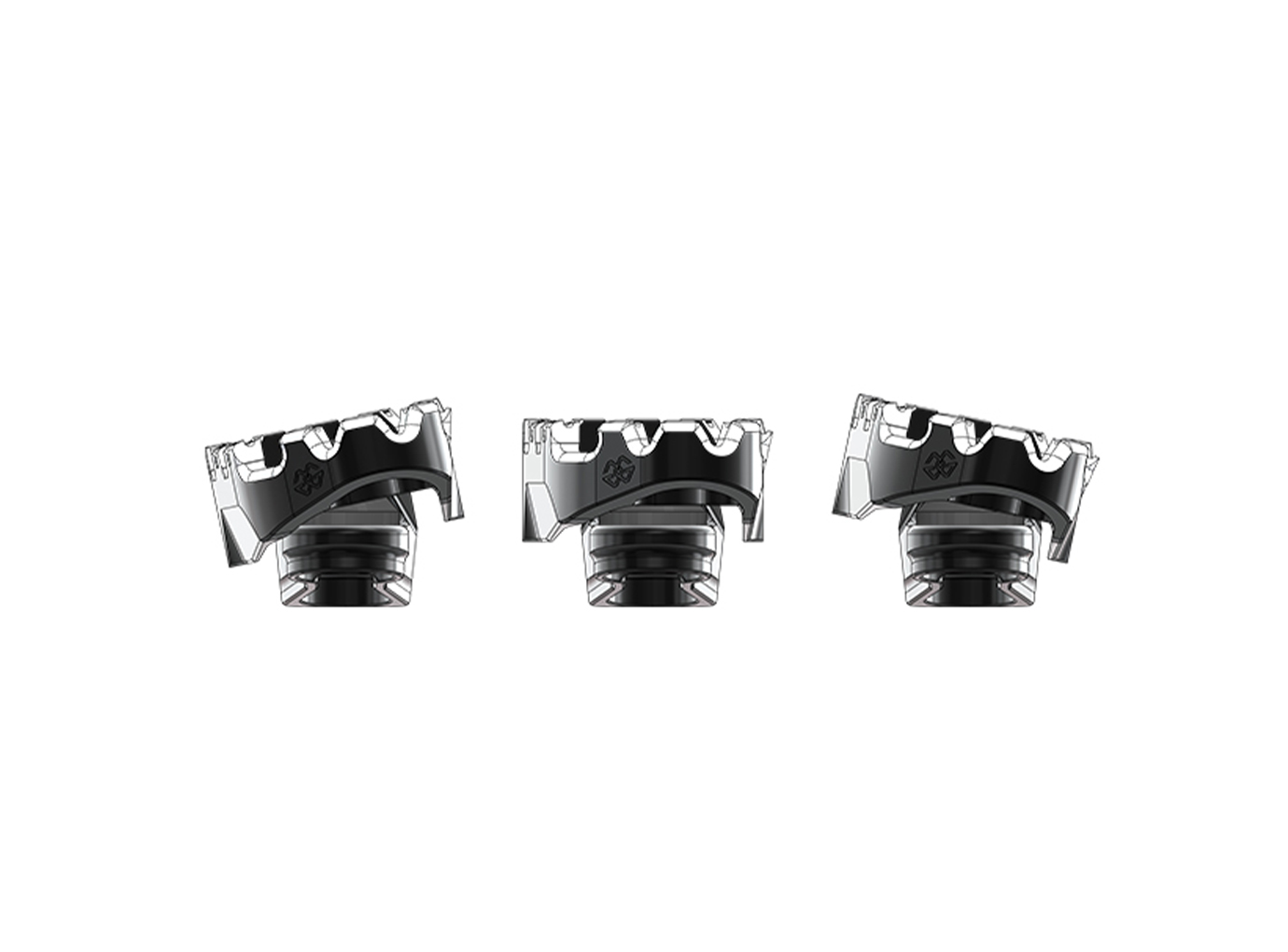 Gilles Pro-X Enduro Fußrasten schwarz für Ducati Multistrada 1200(S) / 1260(S)  2009-2021