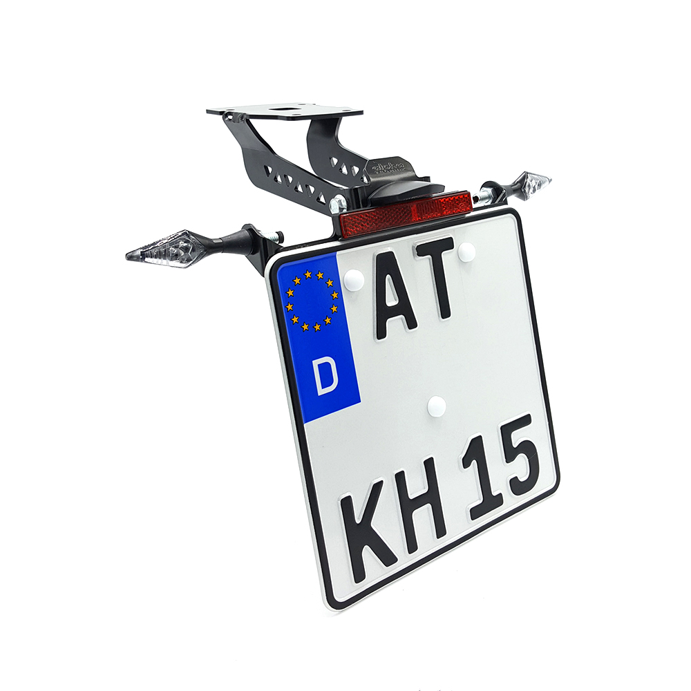 alpha Technik Kennzeichenhalter für Kawasaki Z H2; Typ ZRT00K; Modelljahr 2020-