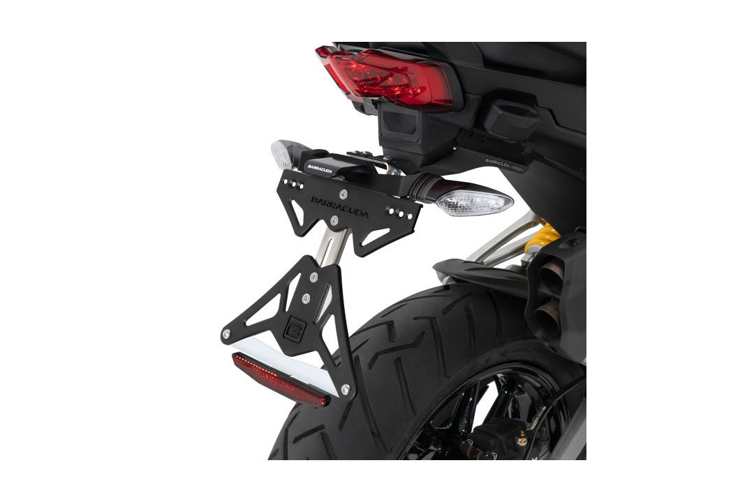 Barracuda Kennzeichenhalter für Ducati MultiStrada V4S ab Modelljahr 2022- für Originalblinker